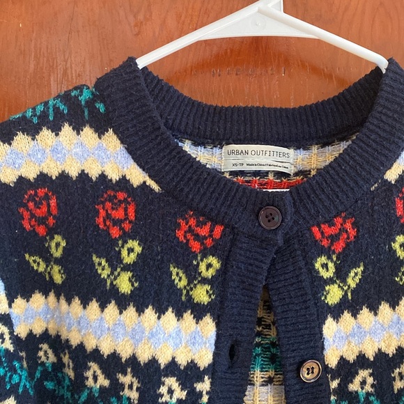 UO floral knit cardigan - Picture 2 of 6